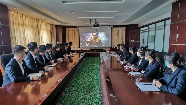 “慶國(guó)慶、祖國(guó)頌，學(xué)司史、知司情”裝備公司團(tuán)委組織召開(kāi)主題學(xué)習(xí)活動(dòng)